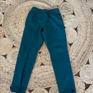 Jordan green track pants